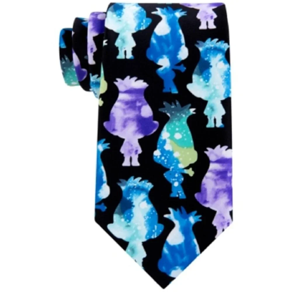 Trolls by DreamWorks Men's Watercolor Diamond Tie Retail $40.00